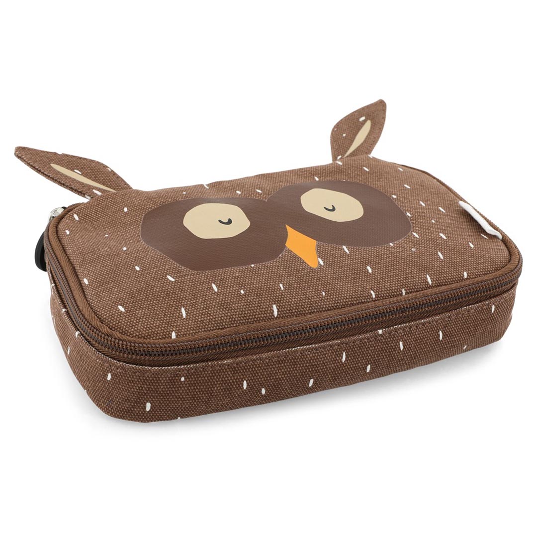 Rechteckiges Federmäppchen - Mr. Owl